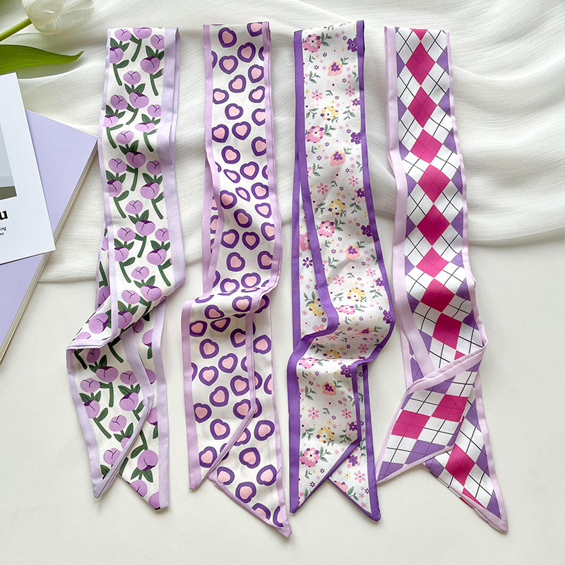 Head Wrap Turban - Nieuwe Luxe Smalle Korte Vrouw Zijden