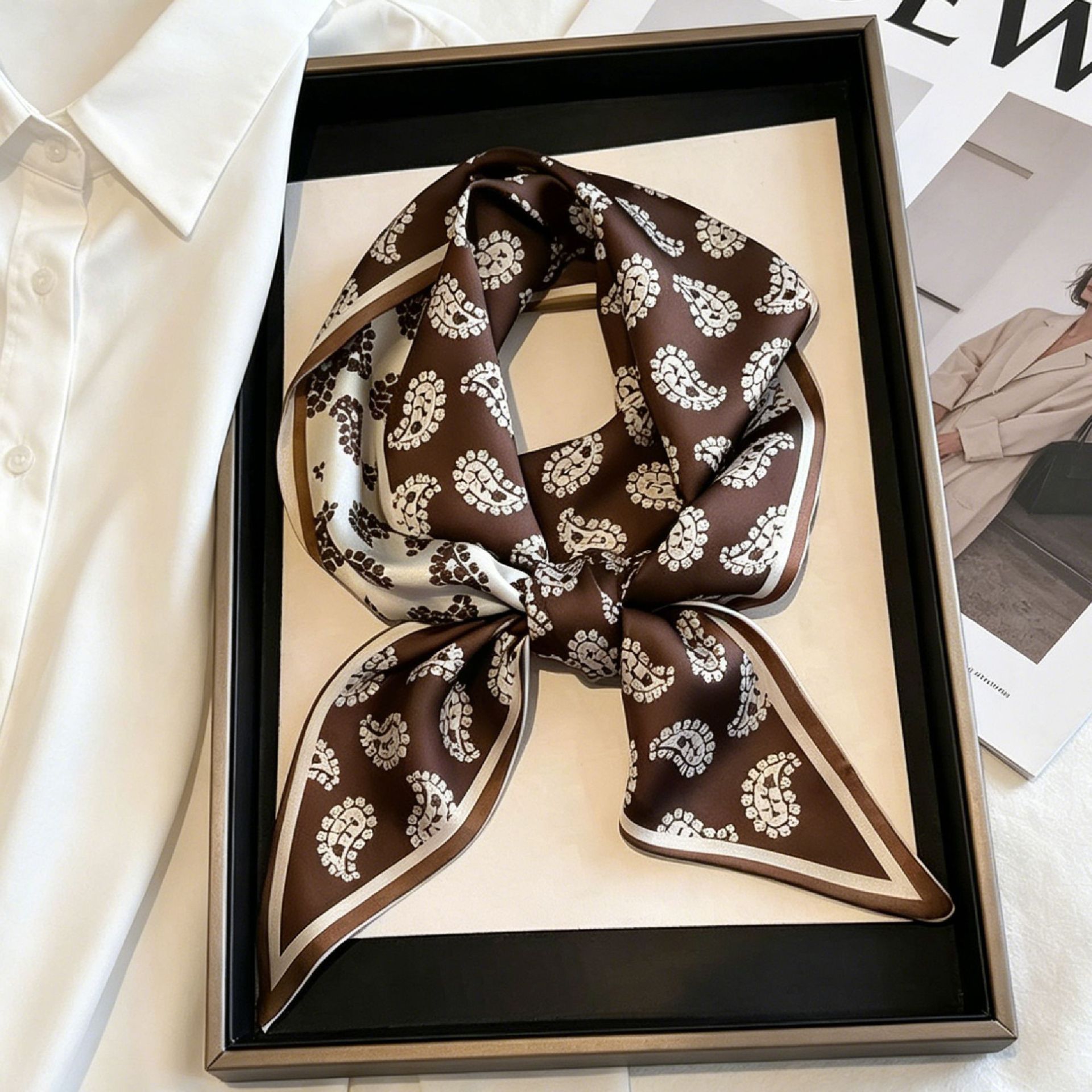 Luxe lange sjaal, dunne haarba - Face Scarf Mask recensie en prijs