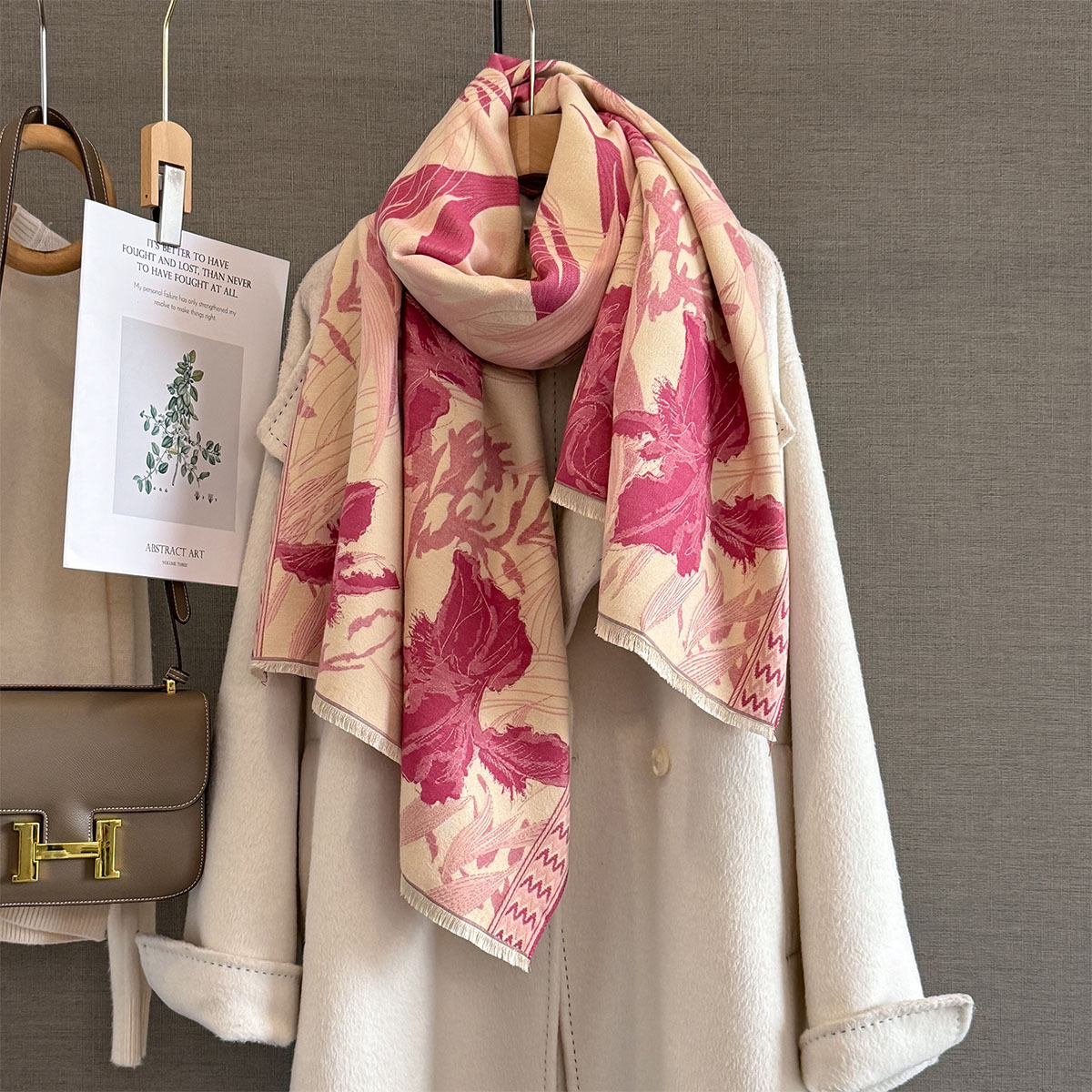 Herfst Kasjmier Sjaal voor Vro - Woven Scarf Blanket recensie en prijs