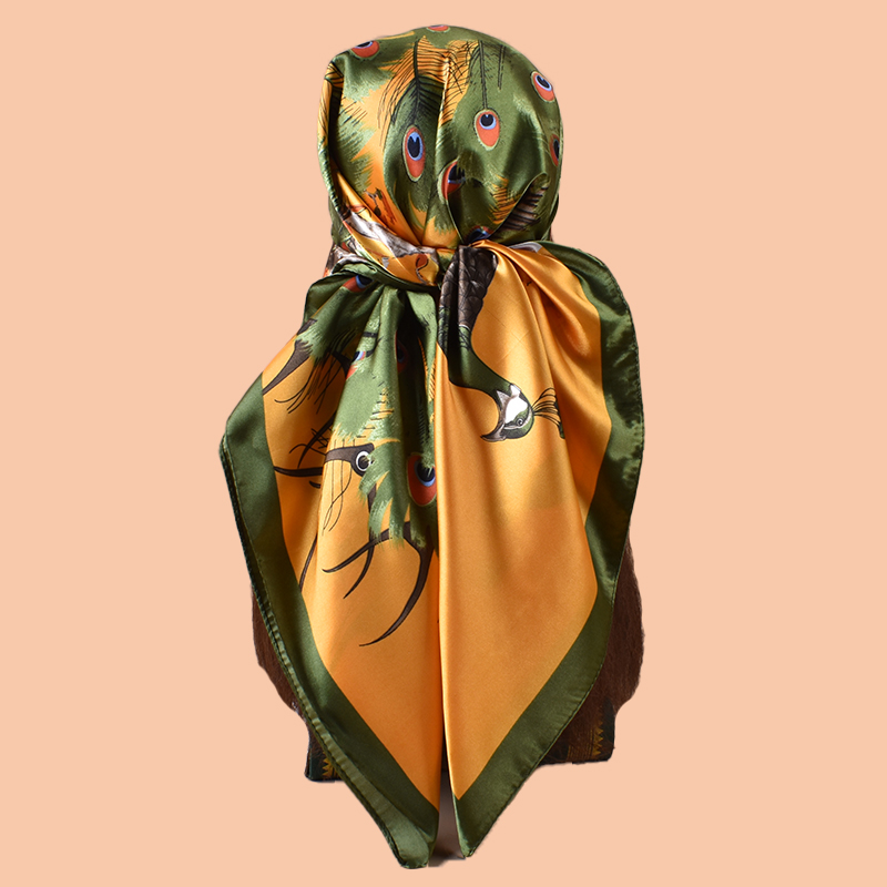 1PC Dames Grote Vierkante Sjaa - Scarf Silk Square recensie en prijs